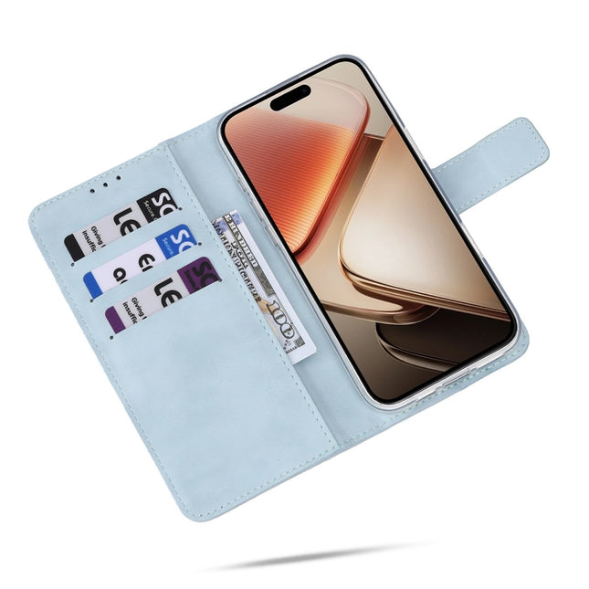 iPhone 17 Air- A-Quality Bookcase - Licht Blauw