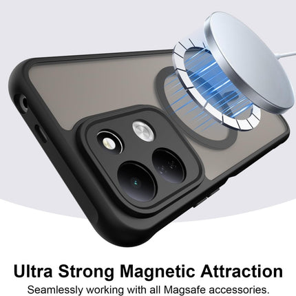 Xiaomi Redmi 17 - Translucent Matte Skin MagSafe Armor Case - Zwart