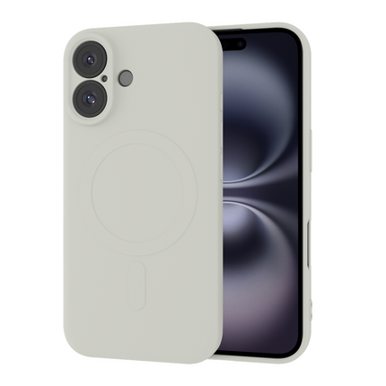 Just in Case Flex Case - iPhone 16 - TPU Back Cover - (compatible with MagSafe) - Ivory
