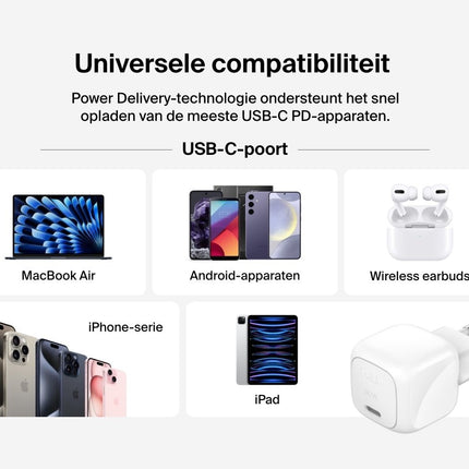 BELKIN Charger Sector USB-C 30W + USB-C Cable