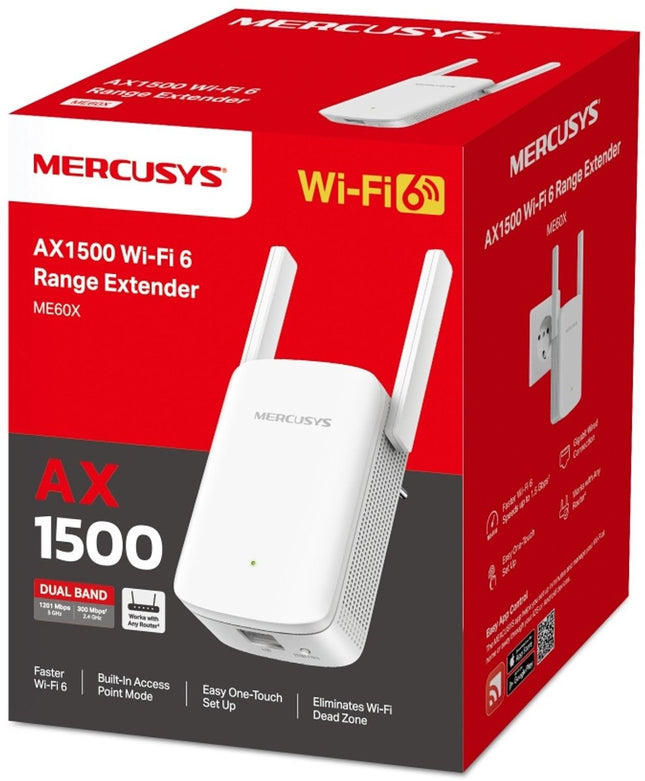 MERCUSYS Wi-Fi 6 Repeater (ME60X)