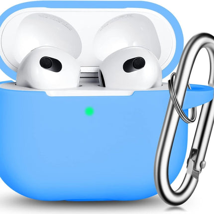 Voor AirPods Pro 3 Silicone hoesje Case - Blauw