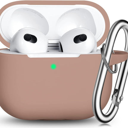 Voor AirPods Pro 3 Silicone hoesje Case - Zalm