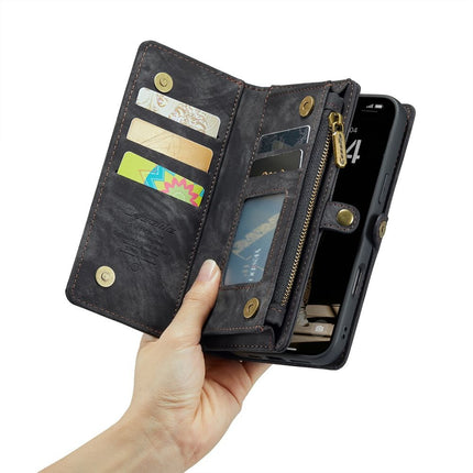 Caseme Case iPhone 16 Plus - Multifunctional Wallet - Black