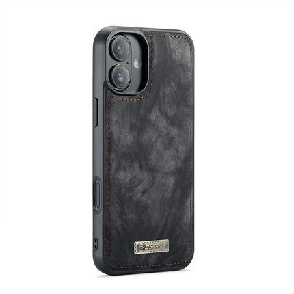 Caseme Case iPhone 16 Plus - Multifunctional Wallet - Black