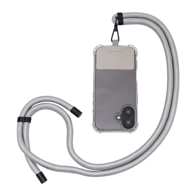 Universele Telefoonkoord - Verstelbare Telefoonketting - Koord voor Telefoon - Zilver