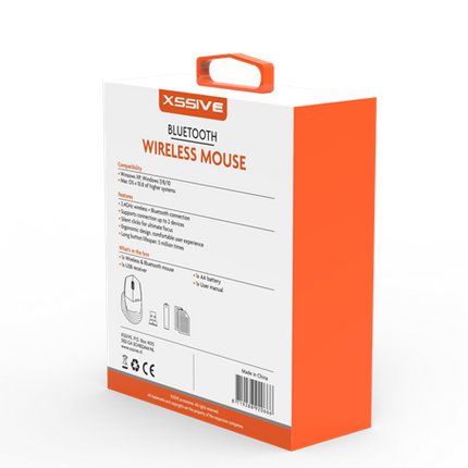 Xssive Draadloze Bluetooth Muis XSS-MS3B – Zwart