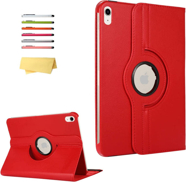 iPad 2022 (10.9 inch10de Generatie) - 360 Tablet Case - Rood