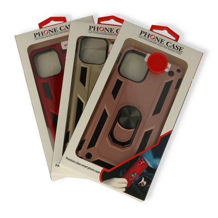 iPhone 11 hoesje hard TPU Rood Back Cover - Solid ring