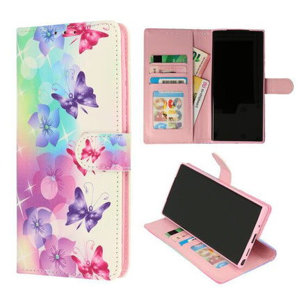 iPhone XR- Bookcase Print - Bloemen en Vlinders
