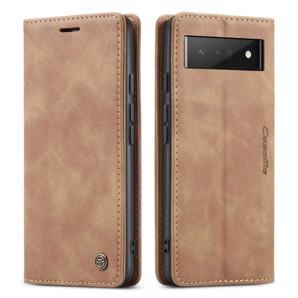 CaseMe Google Pixel 6 Pro Hoesje - Bruin