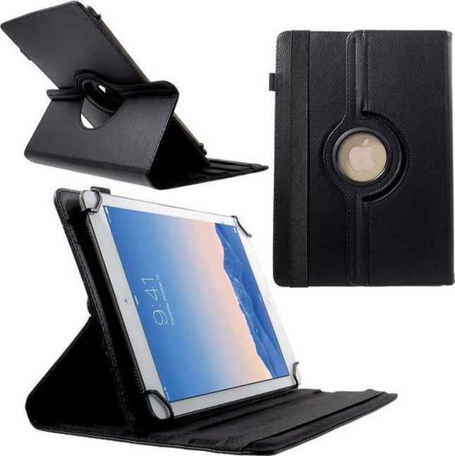 Luxe Universeel 11 Inch Draaibaar Tablet zwart hoesje