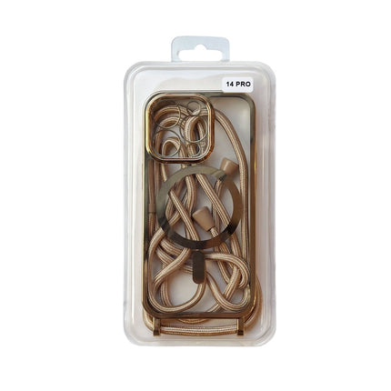 iPhone 12 PRO hoesje Magnetic Magsafe Koord Case GOUD