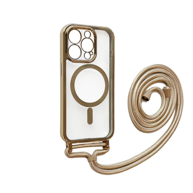 Magnetische Magsafe-Kordelhülle – iPhone 12 Pro – Gold
