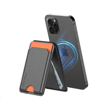 NOVANL MagMate Pro (with Kickstand) Wallet Black