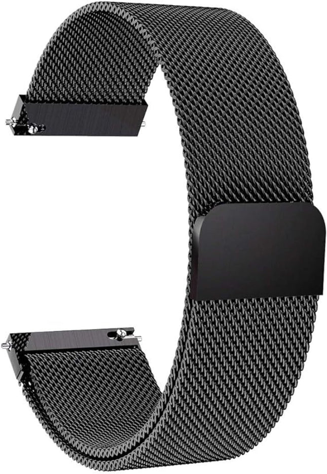 Metal Magnetic Band Compatible With Apple Watch 42/44/45/49mm - Zwart