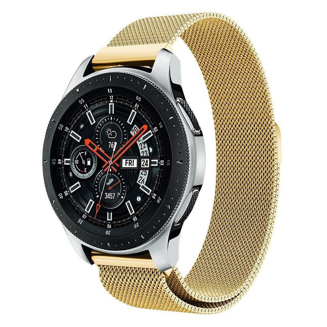 Samsung Galaxy Watch 46 mm Milanaise-Armband (Gold)