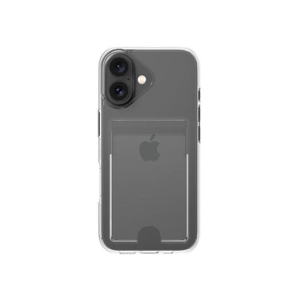 iPhone 17 hoesje backcover met pasjeshouder transparant