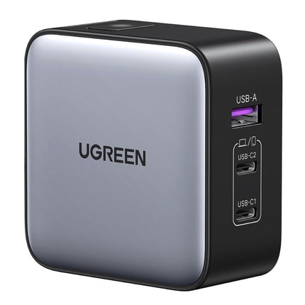 Ugreen Nexode wall charger, 2x USB-C + USB, 65W