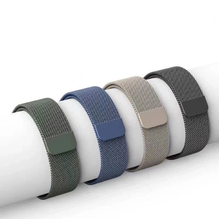 Magnetische band voor Apple Watch Series 7 – 45 mm, metalen schakelarmband.