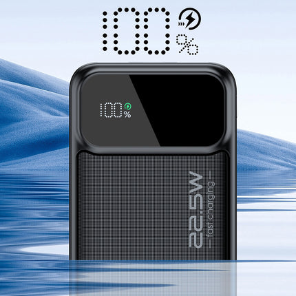 Choetech PD22.5W Dual USB-A+Type-C Powerbank 40000mAh Zwart