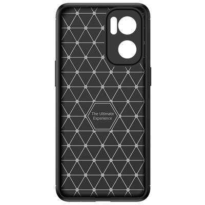 Hoesje Oppo Find X5 Lite - Rugged Soft TPU Case - Black