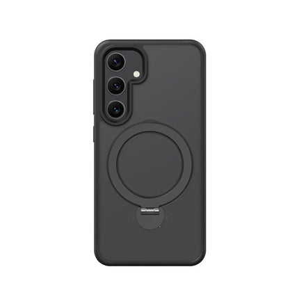 Samsung Galaxy S24 Hoesje MagSafe Zwart met ring telefoonhouder
