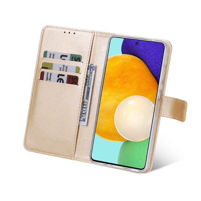 Samsung Galaxy S24 FE Hoesje boekcase wallet goud