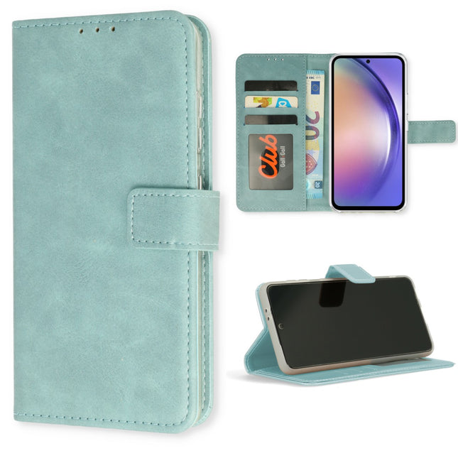 Samsung Galaxy A51 Bookcase Folder blaue Hülle – Brieftaschen-Hülle