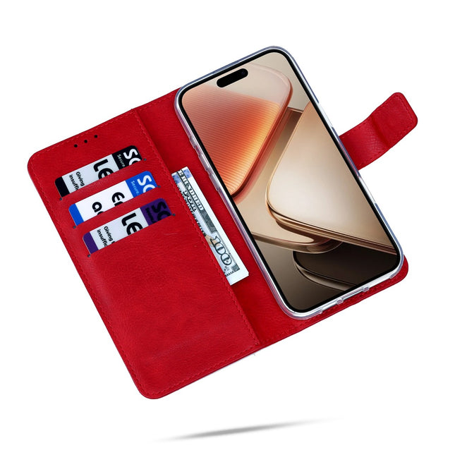 Samsung S25 Edge - A-Quality Bookcase - Rood