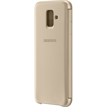 Samsung Galaxy A6 (2018) Hülle Gold Wallet Cover (Gold) - EF-WA600CF 