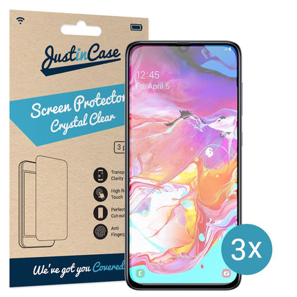 Just in Case Displayschutzfolie Samsung Galaxy A70 (3er-Pack)