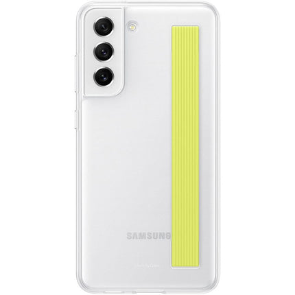 Samsung Galaxy S21 FE Hoesje Slim Strap Cover - White - EF-XG990CWEGWW