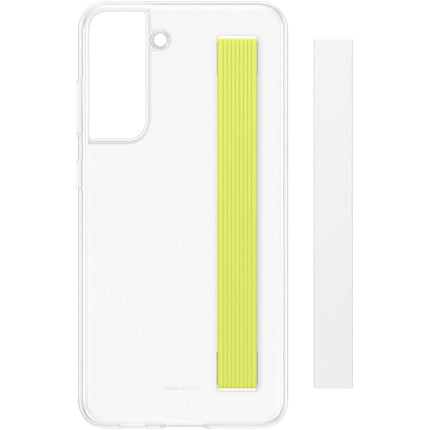 Samsung Galaxy S21 FE Hoesje Slim Strap Cover - White - EF-XG990CWEGWW