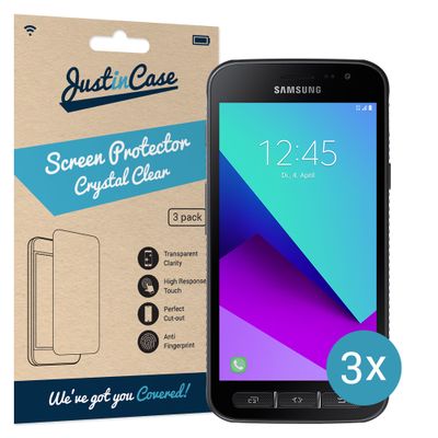 Just in Case Displayschutzfolie Samsung Galaxy Xcover 4/Xcover 4s (3er-Pack) 