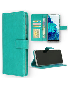 Samsung Galaxy S23 Ultra hoesje wallet boekcase Turquoise