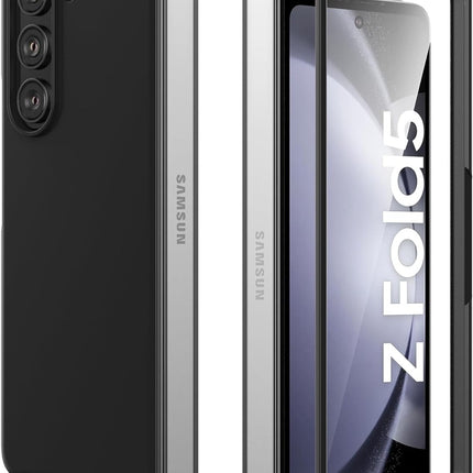 Samsung Z Fold 5 - 360° Silicone Case Zwart