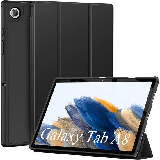 Samsung Tab A8 2021 10,5 Zoll Hülle Silikon Smart Cover schwarz