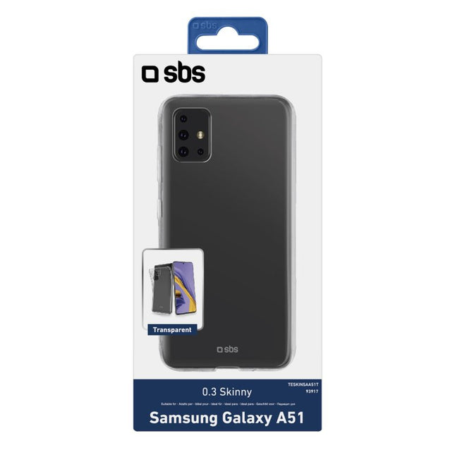 Samsung Galaxy A51 Hülle Rückseite transparent transparent