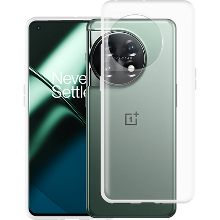 Hoesje voor OnePlus 11 Soft TPU Case - Clear