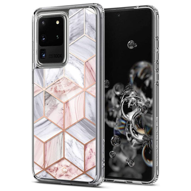 Spigen Cyrill Cecile Crystal Case Samsung Galaxy S20 Ultra (Rosa Marmor) ACS00724 