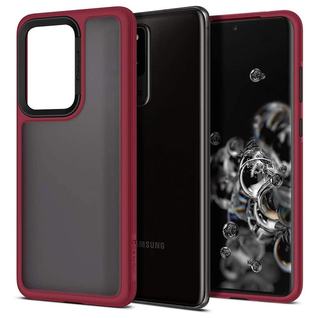 Spigen Samsung Galaxy S20 Ultra Cyrill Color Brick Hülle (Burgund) – ACS00728 