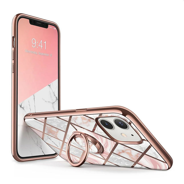 Supcase Apple iPhone 12 Mini - Cosmo Snap Case - Marble Pink