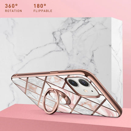 Supcase Apple iPhone 12 Mini - Cosmo Snap Case - Marble Pink