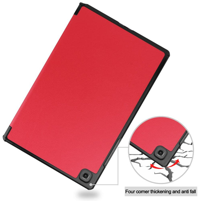 Just in Case Samsung Galaxy Tab A7 2020 - Smart Tri-Fold Case - Red