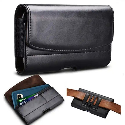 Universal Phone Cases Belt Bag Black