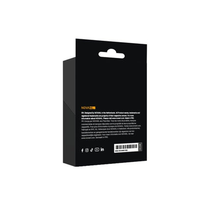 NOVANL SpeedCharge USB A naar USB-C kabel 12W (0,5M) Zwart