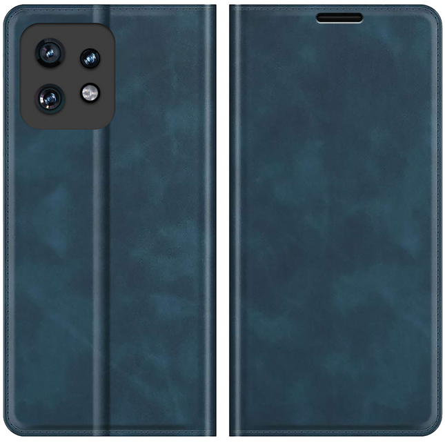 Hoesje voor Motorola Edge 40 Pro - Magnetic Wallet Case - Blue