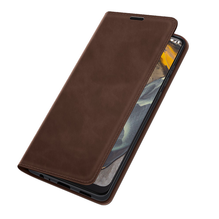 Oppo Reno 8T 4G hoesje wallet case bruin boekcase