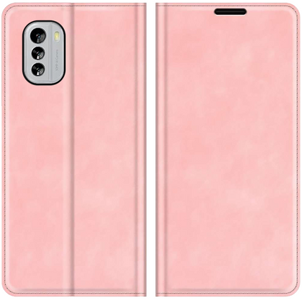 Nokia G60 hoesje boekcase wallet case roze